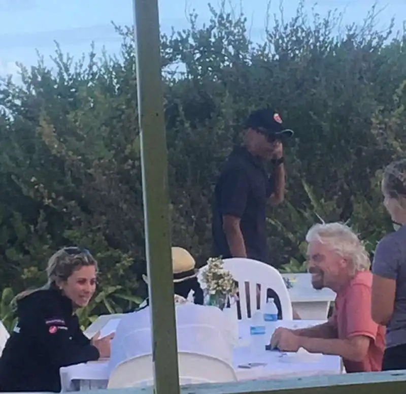 gli obama con i branson