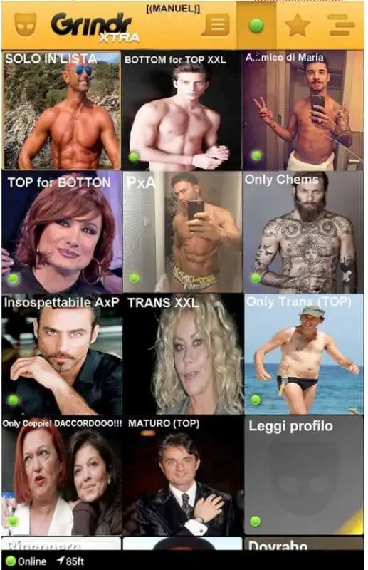 isola dei famosi grindr 