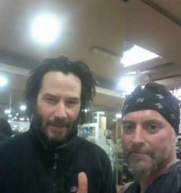 KEANU REEVES AL GEMELLI DI ROMA