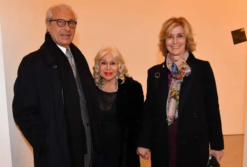 mario stirpe con la moglie marisa e livia azzariti