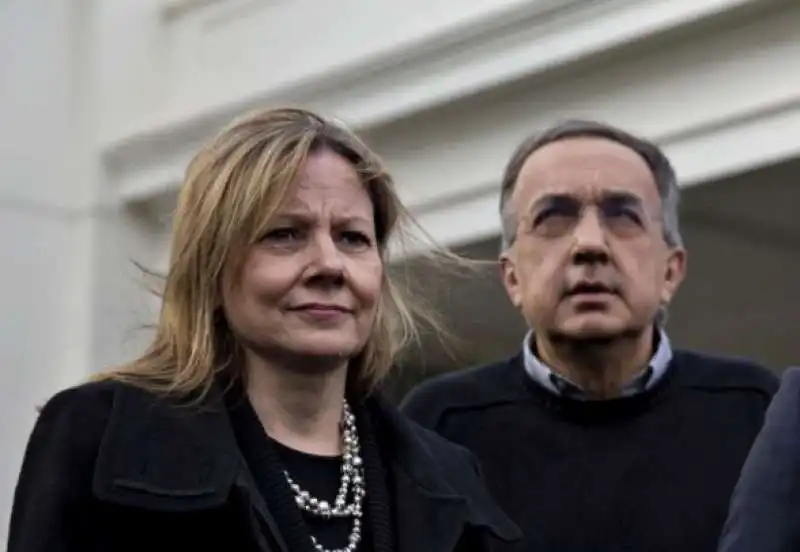 MARY  BARRA SERGIO MARCHIONNE