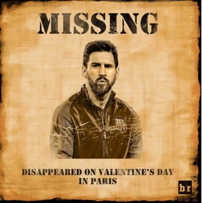 MESSI MISSING