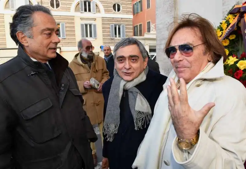 paolo leone con il fratello mauro e leopoldo mastelloni