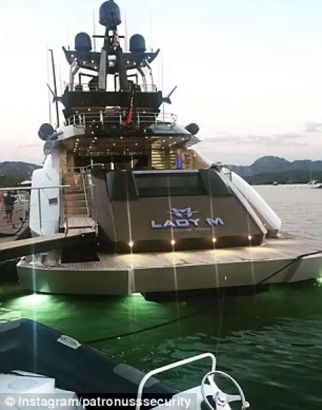 patronusssecurity sullo yacht