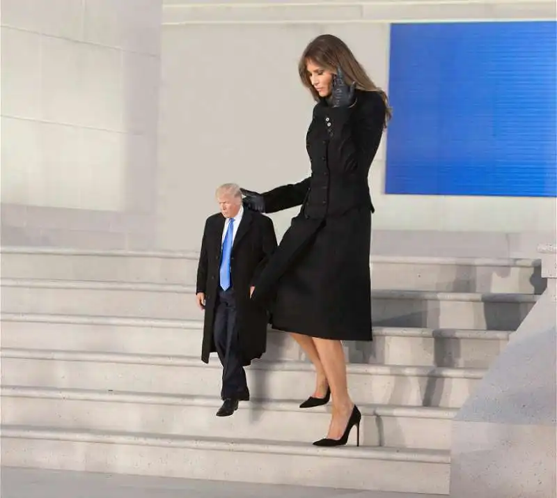 piccolo trump e melania