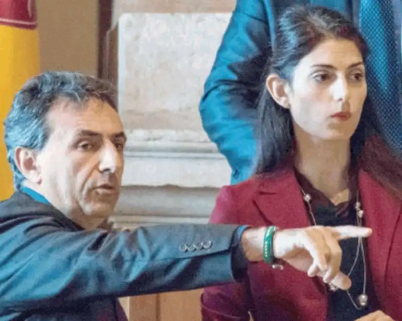 SALVATORE ROMEO E VIRGINIA RAGGI