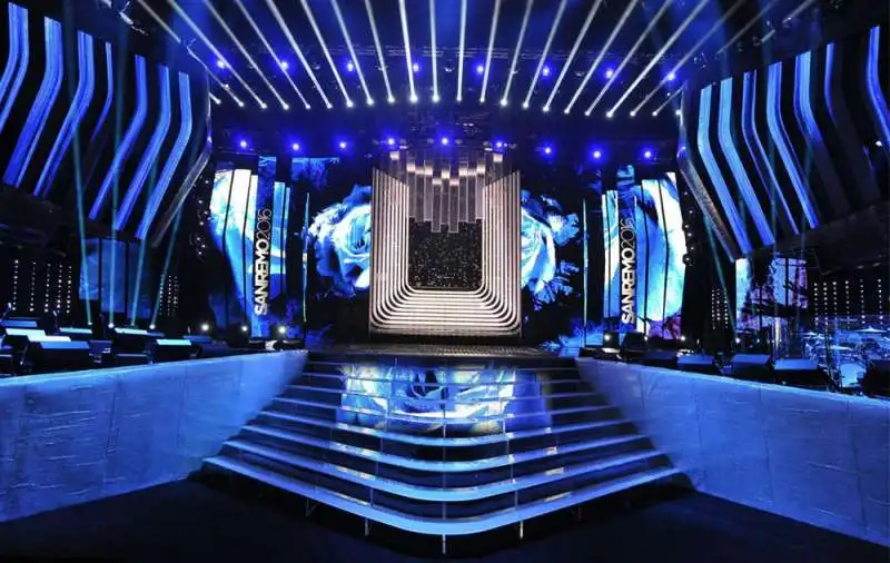 SCENOGRAFIA DI SANREMO 2016