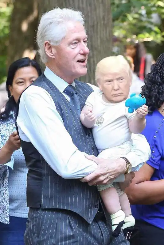 trump baby clinton