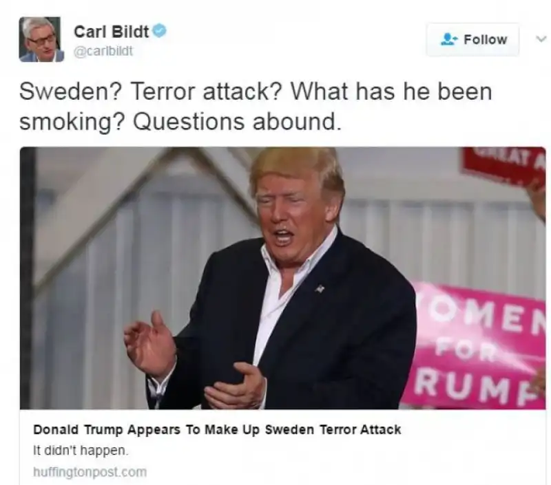 TRUMP BILDT