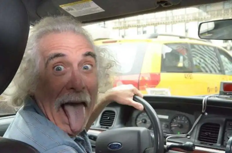 albert einstein in taxi