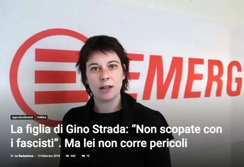 CASAPOUND RISPONDE A CECILIA STRADA