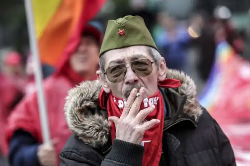 corteo antifascista a roma 5