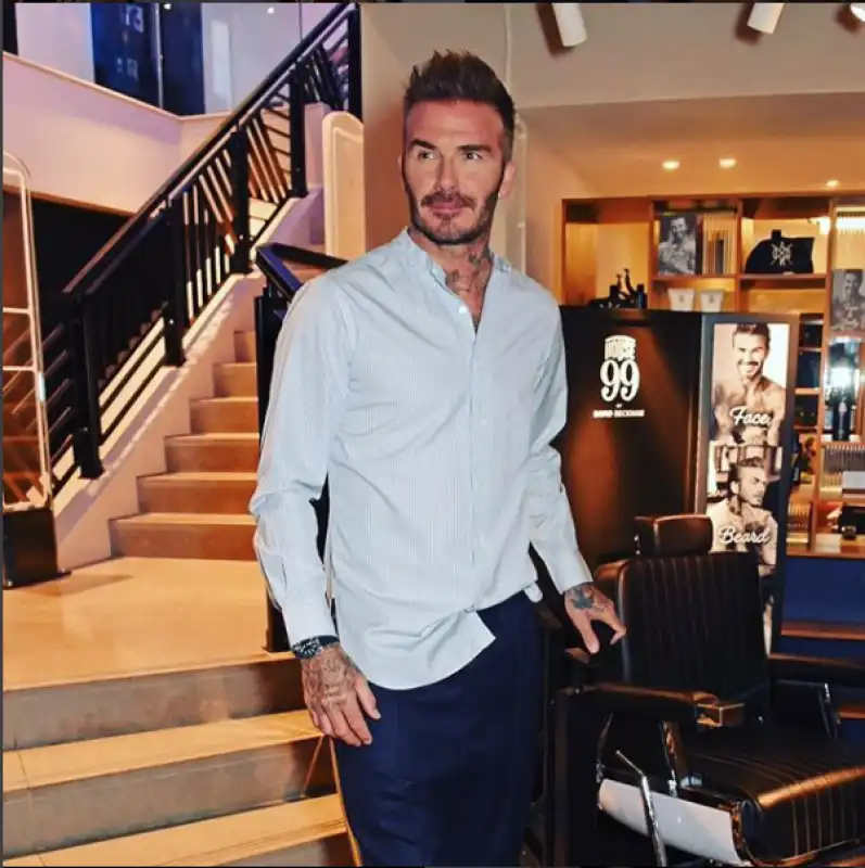 david beckham nella sua nuova casa