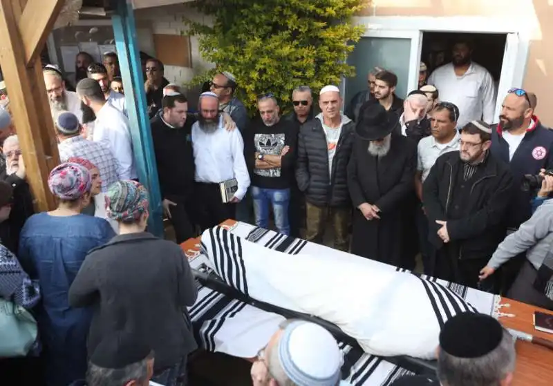 funerale del rabbino Shevach