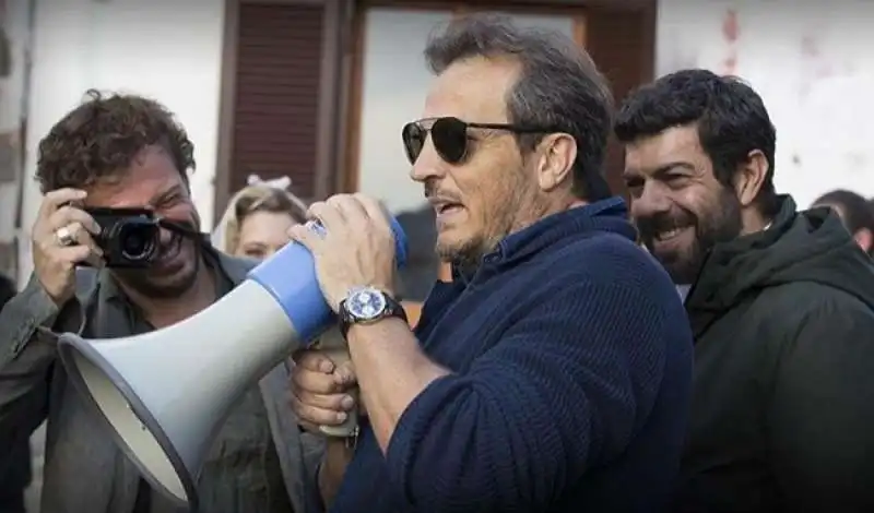 gabriele muccino sul set di a casa tutti  bene