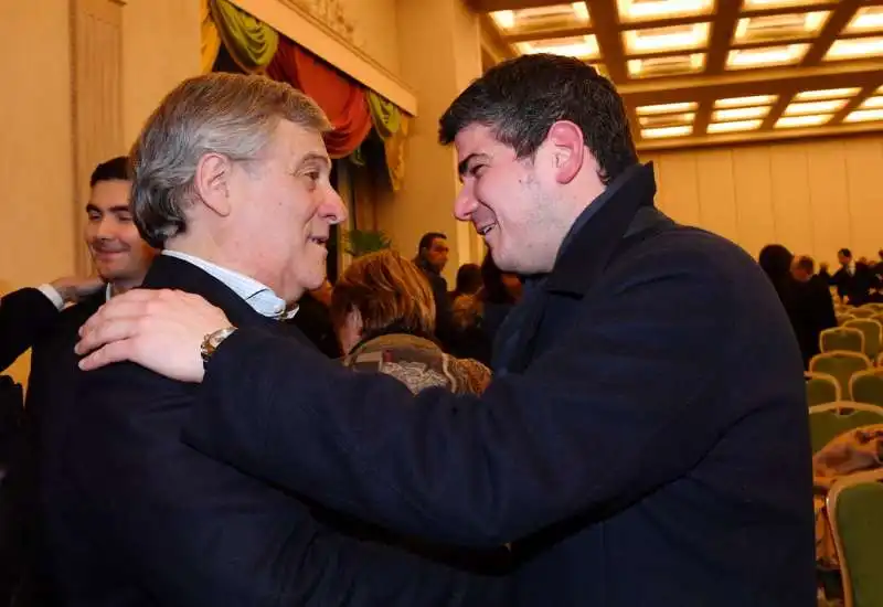 gianmaria palmieri saluta il presidente tajani