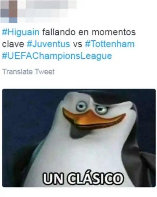 I MEME E I TWEET DOPO JUVENTUS TOTTENHAM