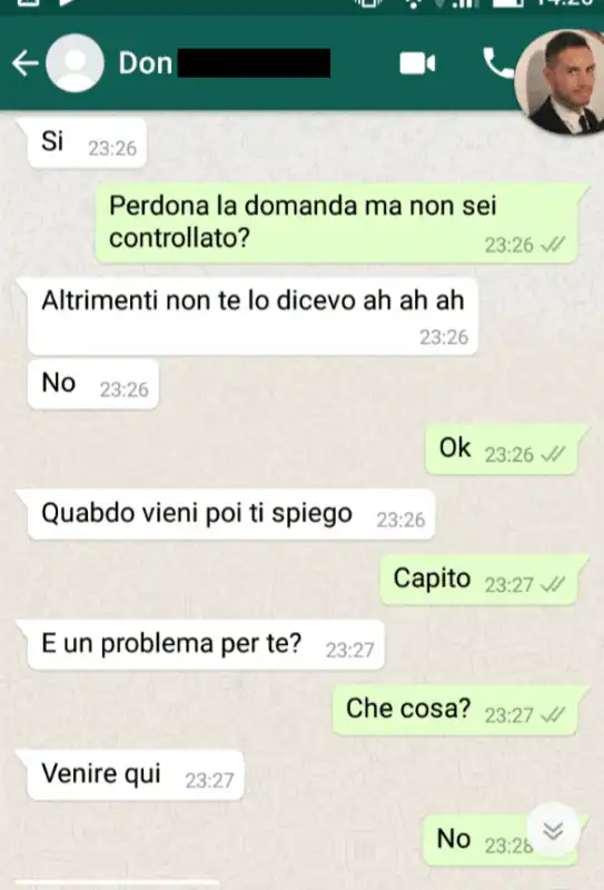 IL DOSSIER SUI PRETI GAY DELL ESCORT FRANCESCO MANGIACAPRA