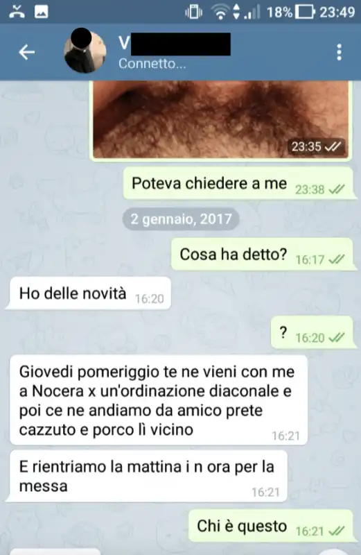 IL DOSSIER SUI PRETI GAY DELL ESCORT FRANCESCO MANGIACAPRA