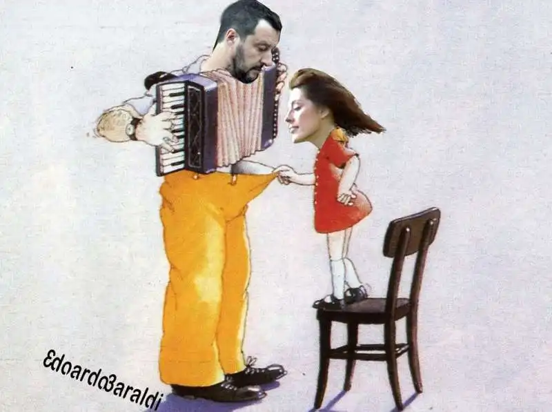 MATTEO SALVINI ELISA ISOARDI