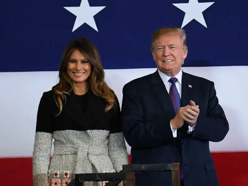 melania trump con donald