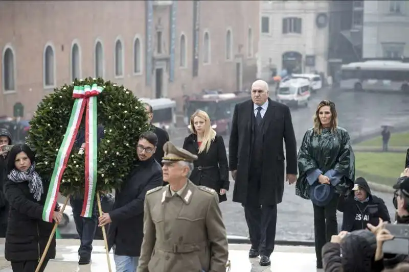 MELONI CROSETTO ALTARE DELLA PATRIA