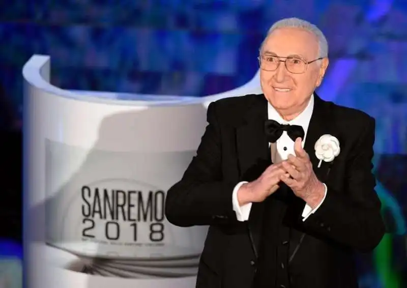 pippo baudo a sanremo 2018