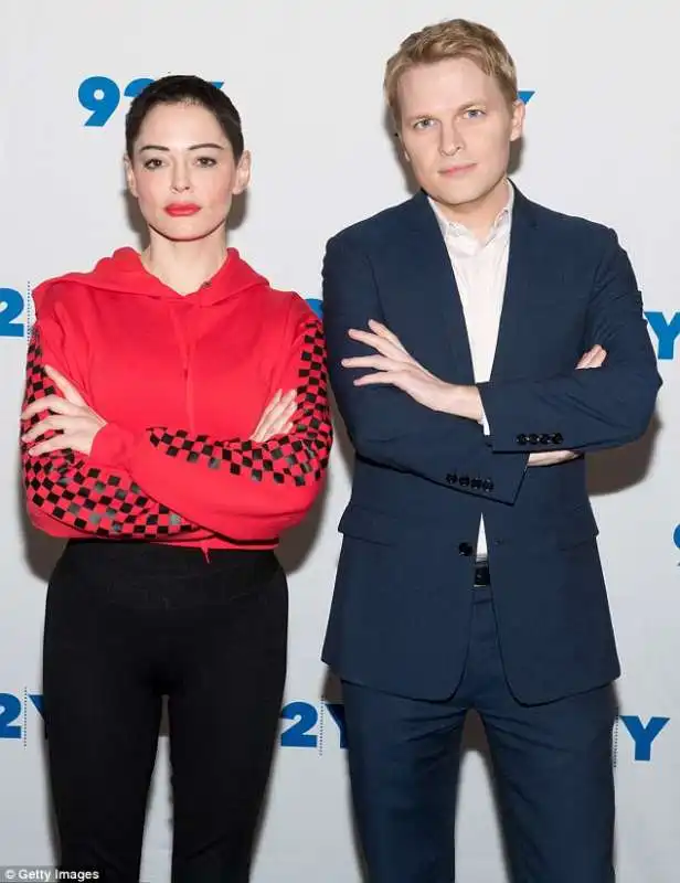 rose mcgowan e ronan farrow