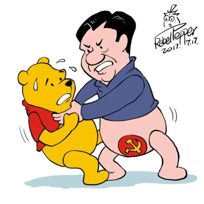 winnie   the pooh simbolo dei dissidenti cinesi