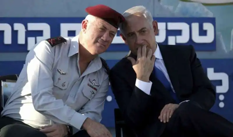 benny gantz benjamin netanyahu