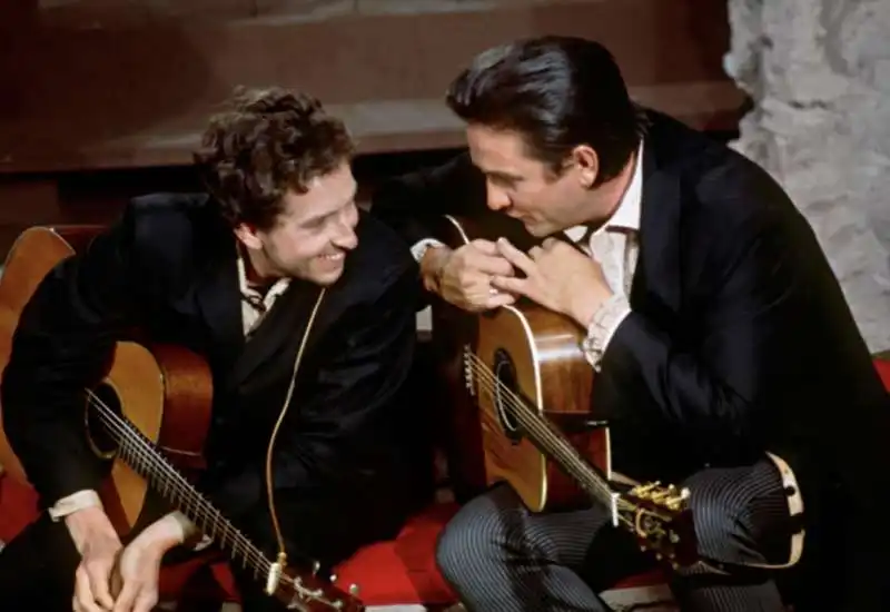 bob dylan e johnny cash registrano iisieme a nashville 7