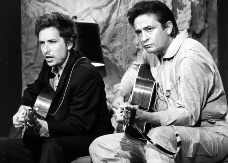 bob dylan e johnny cash registrano iisieme a nashville 8