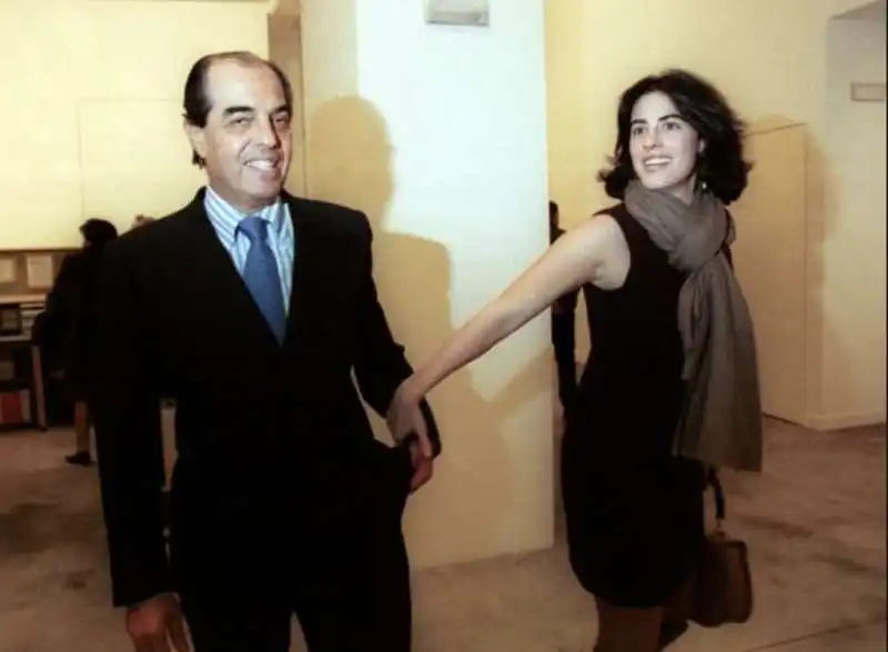 GILDA MORATTI CON IL PADRE GIAN MARCO