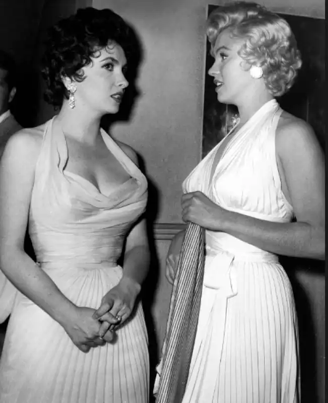 Gina Lollobrigida Marilyn Monroe