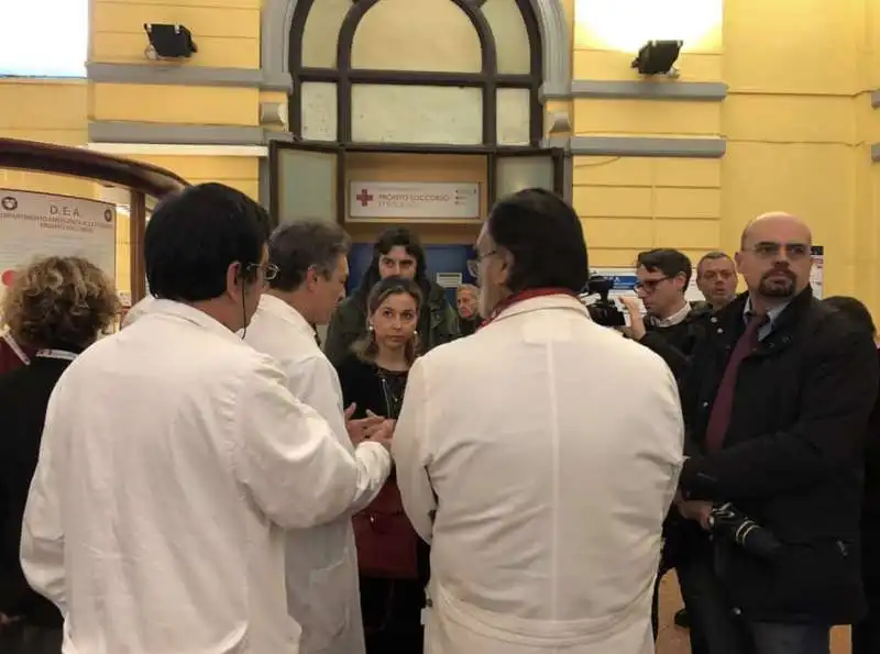 giulia grillo visita il policlinico umberto i di roma 7