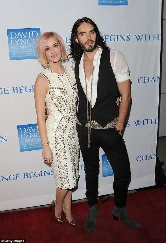 katy perry e l'ex russel brand