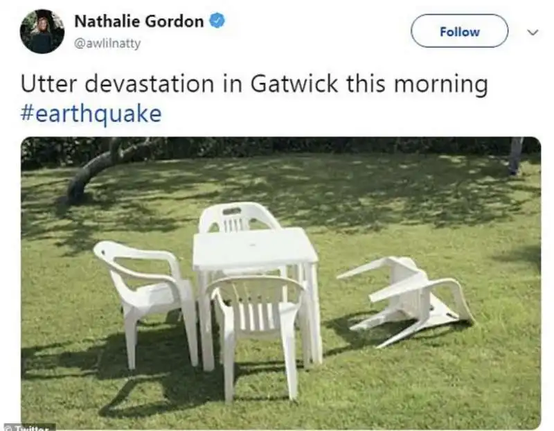 londra, terremoto a gatwick 1