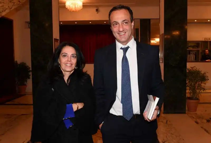 marcello de vito con la moglie giovanna