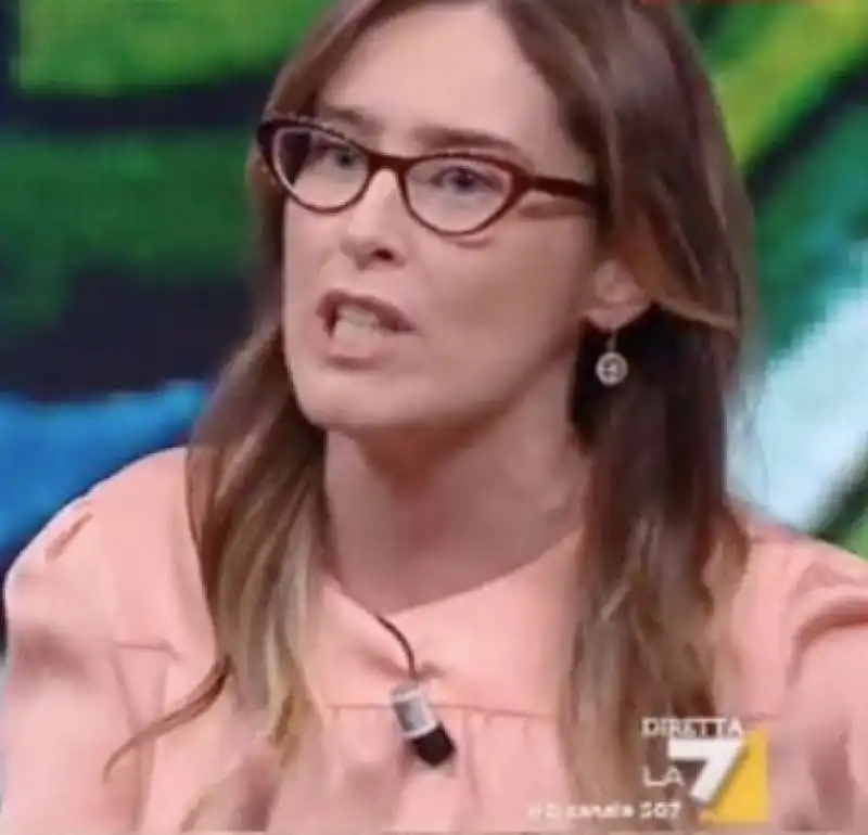 maria elena boschi a dimartedi