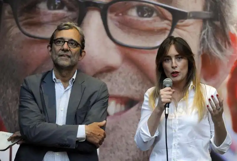 maria elena boschi con roberto giachetti 5