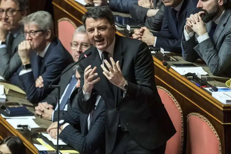 matteo renzi in senato 1