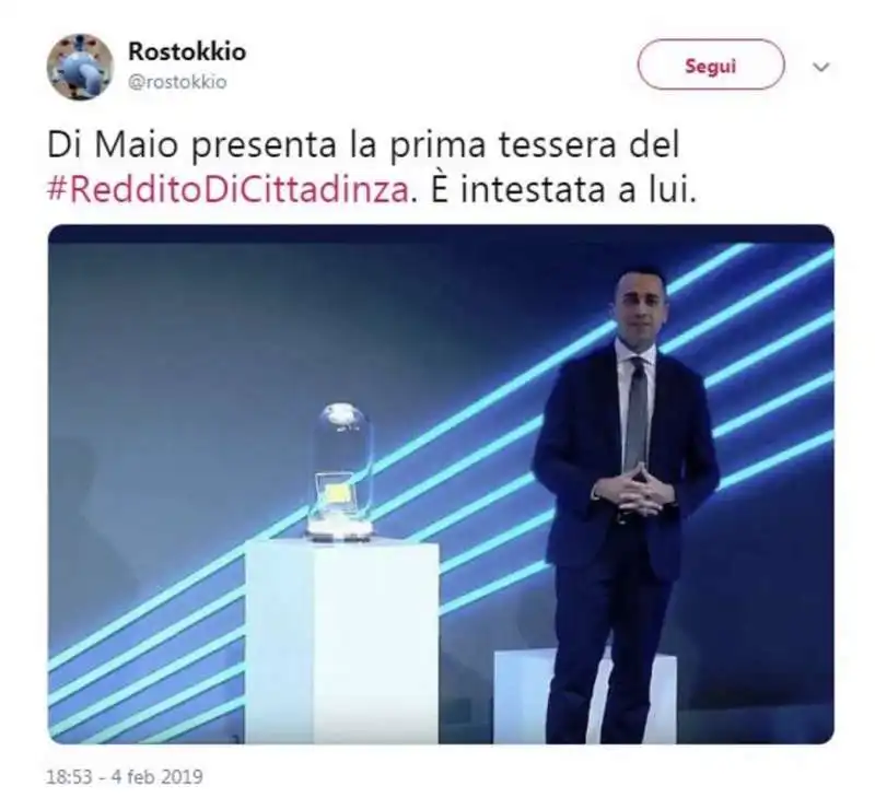 meme su di maio e la card per il reddito di cittadinanza 13