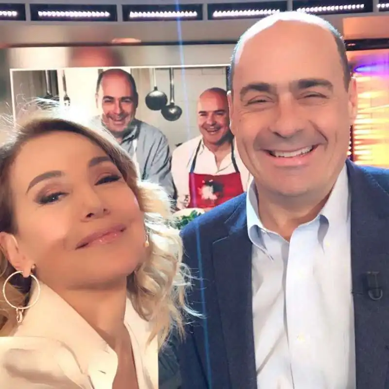 NICOLA ZINGARETTI DA BARBARA D'URSO