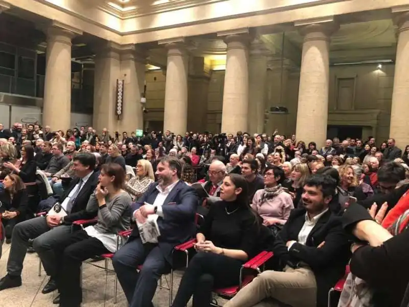 presentazione del libro di renzi a roma