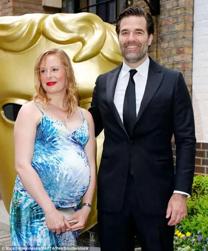 rob delaney e la moglie leah