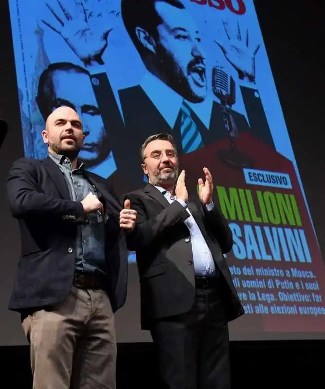 roberto saviano e marco damilano