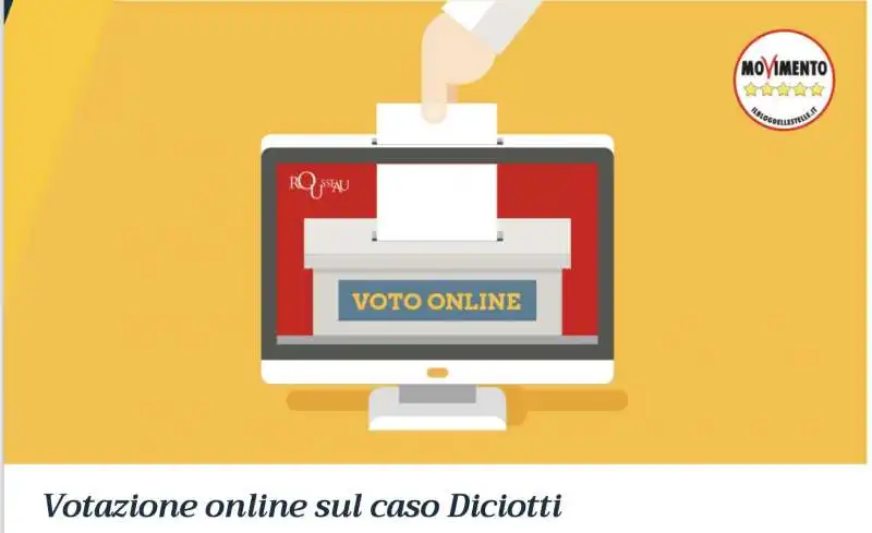 rousseau   voto sul processo a salvini 4