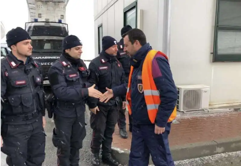 salvini al cantiere tav di chiomonte