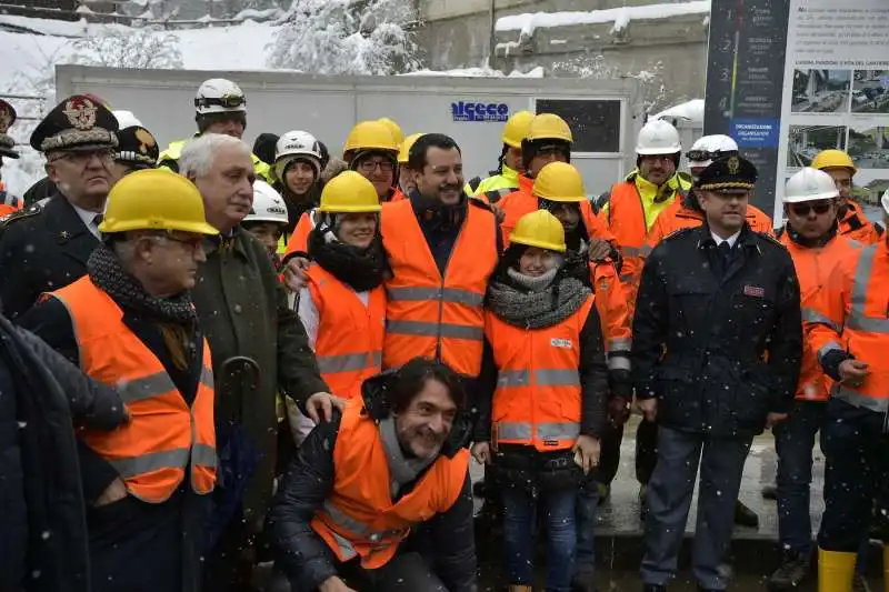 salvini visita il cantiere tav di chiomonte 2