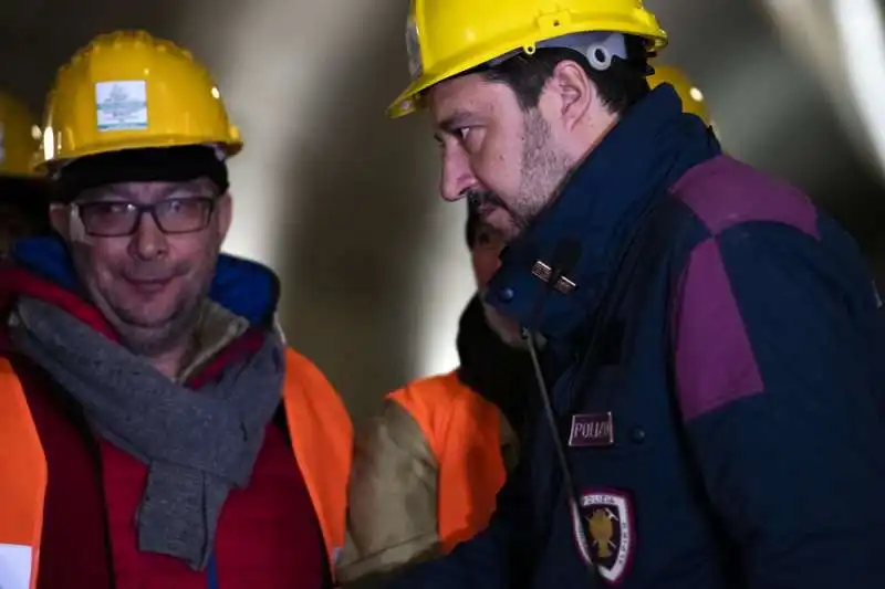 salvini visita il cantiere tav di chiomonte 24